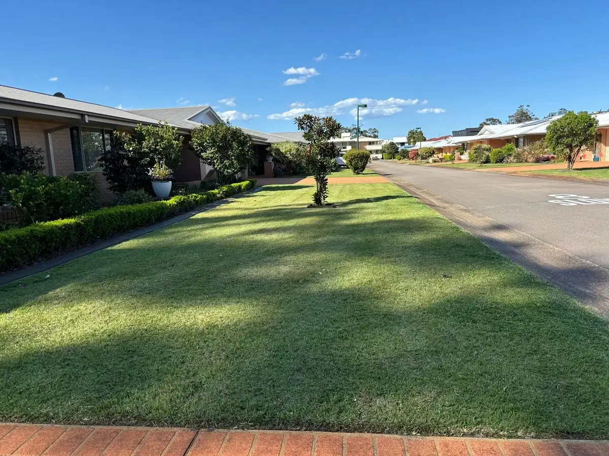 Freshly mown lawn and outdoor space